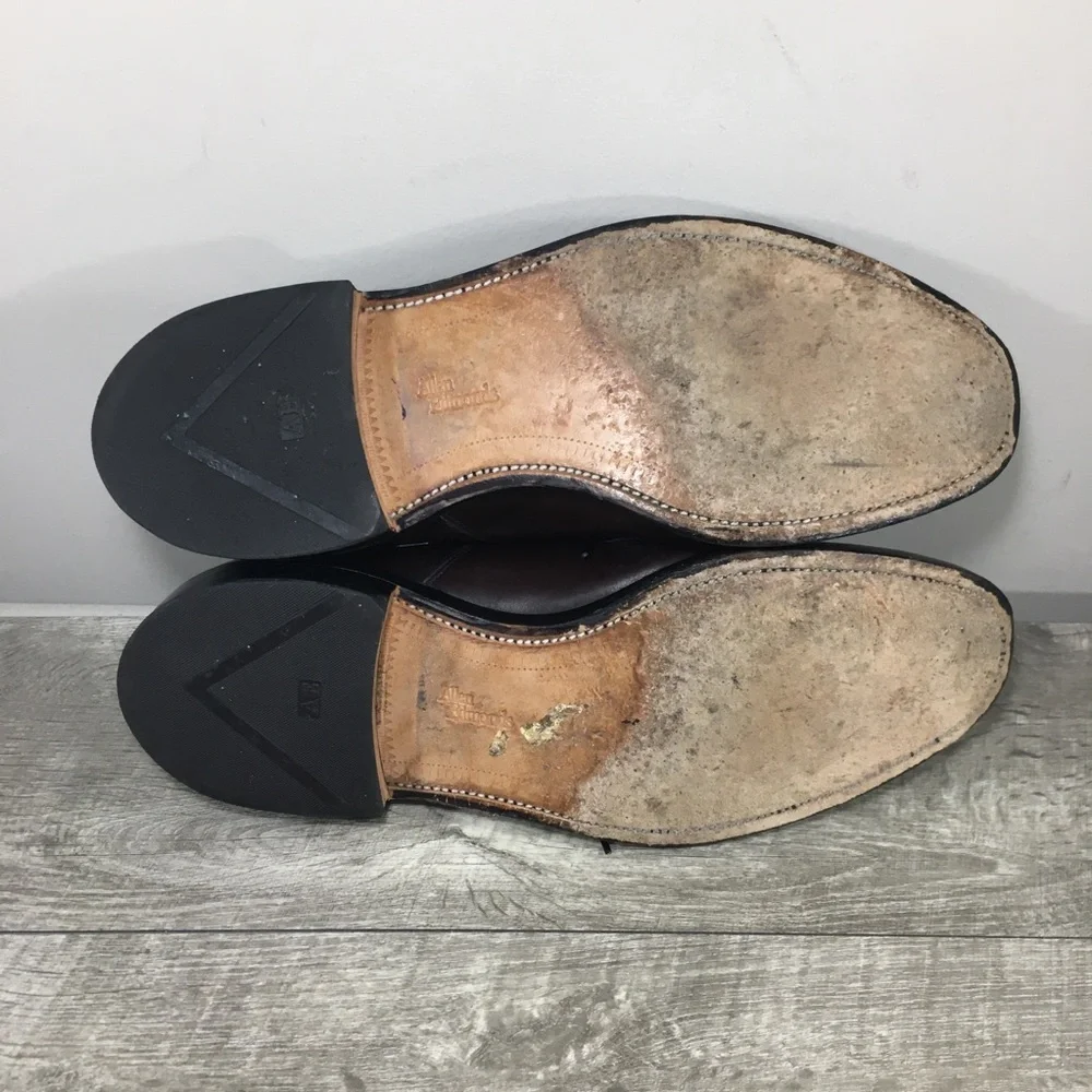 Allen Edmonds Hillcrest Men’s Leather Blucher Bicycle Toe Oxfords Derby Shoes 12